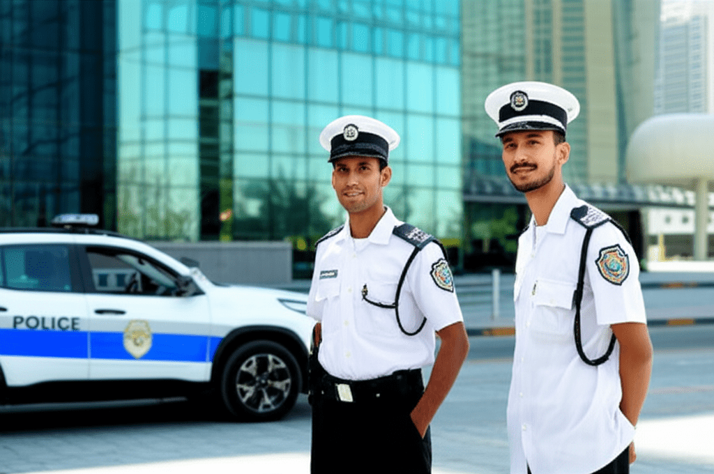 Generate a high-quality, relevant image prompt for an article about: Can Indian Join Dubai Police? Y
