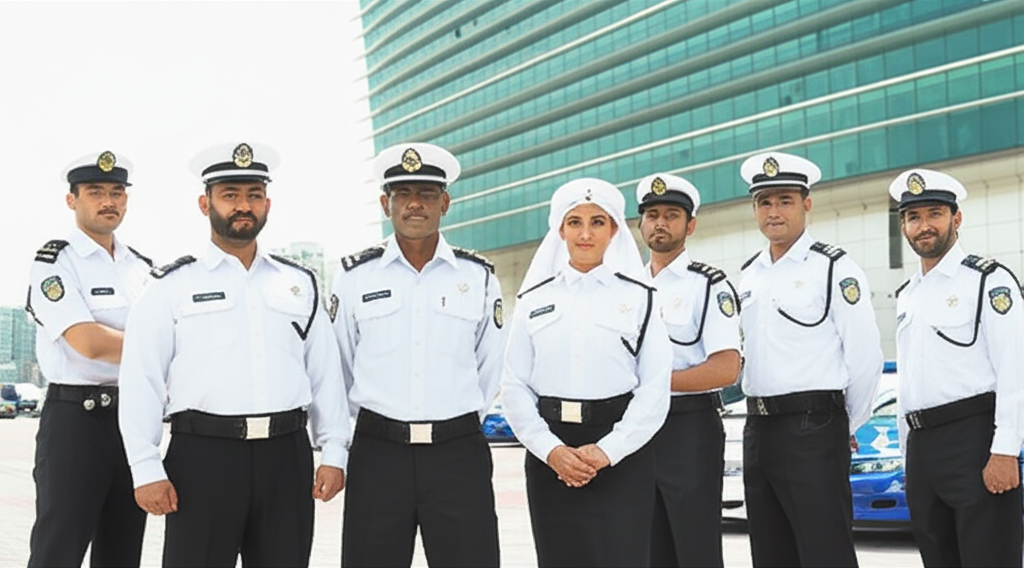 Generate a high-quality, relevant image prompt for an article about: Can Indian Join Dubai Police? Y