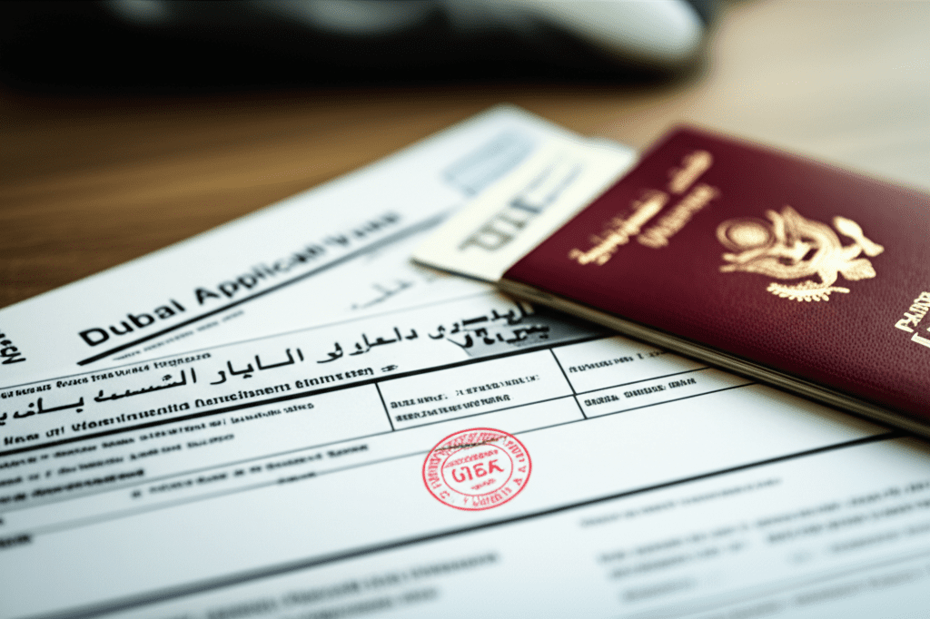 Generate a high-quality, relevant image prompt for an article about: How to Cancel Dubai Family Visa