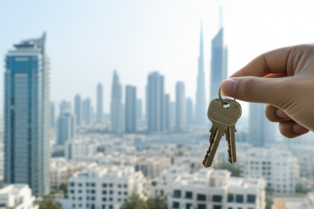 Generate a high-quality, relevant image prompt for an article about: Does Dubai Have Property Tax Fo