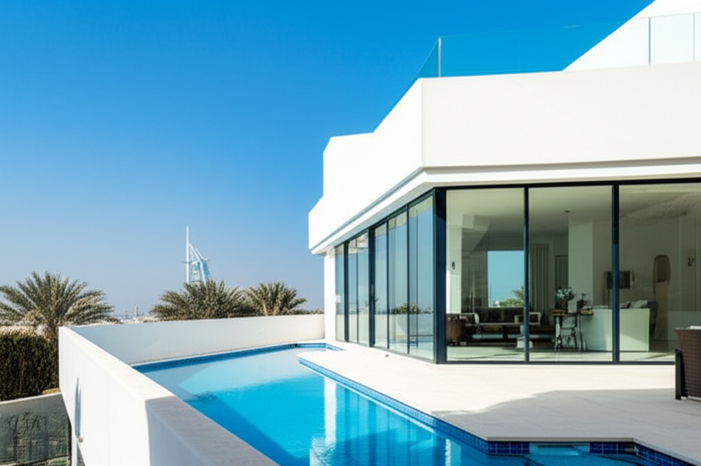 Generate a high-quality, relevant image prompt for an article about: How to Buy Property in Dubai Fr