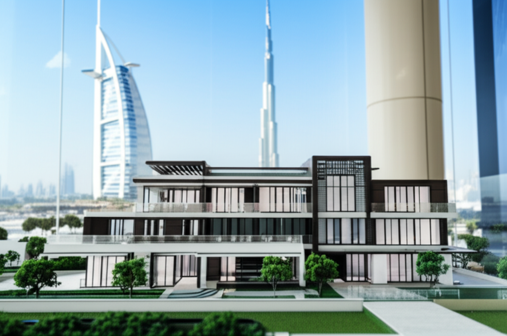Generate a high-quality, relevant image prompt for an article about: How Much Property Cost In Dubai