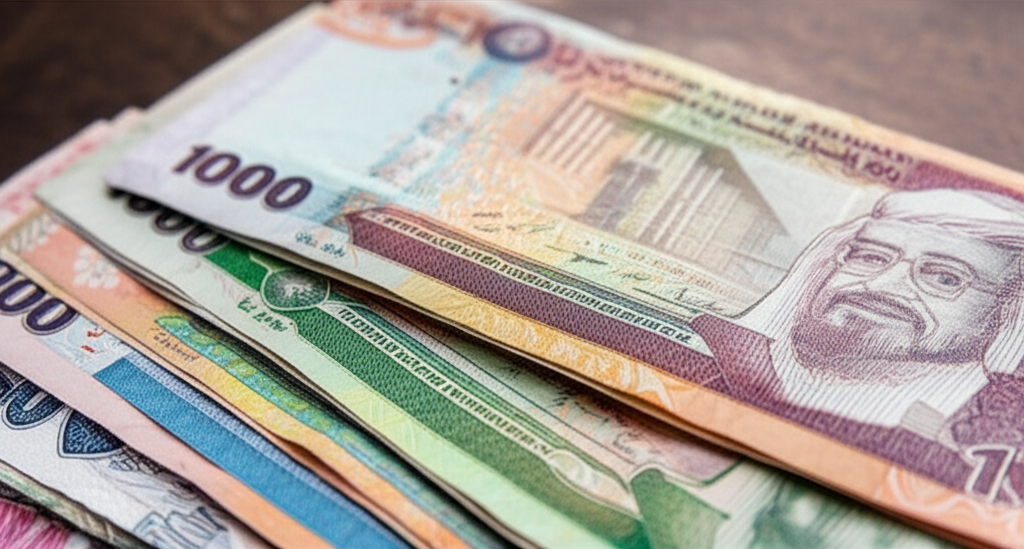 Generate a high-quality, relevant image prompt for an article about: How Much Is 1000 Dubai Currency