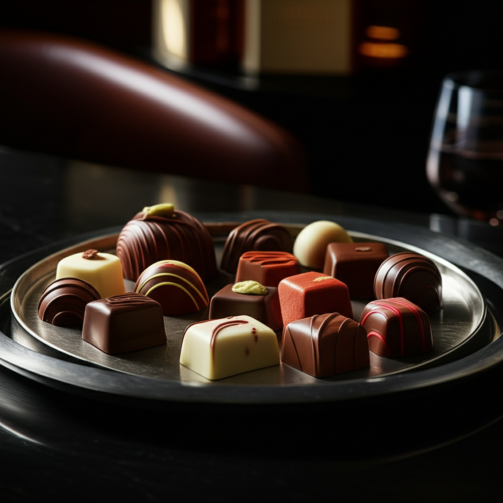 Generate a high-quality, relevant image prompt for an article about: Dubai-Inspired Chocolate Desser