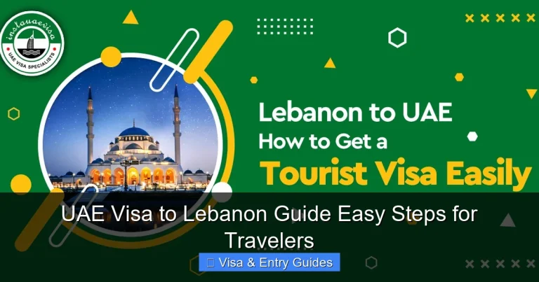 UAE Visa to Lebanon Guide Easy Steps for Travelers