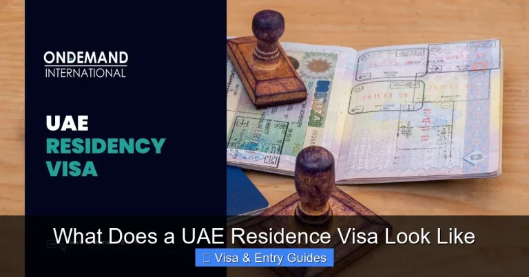 What Does a UAE Residence Visa Look Like