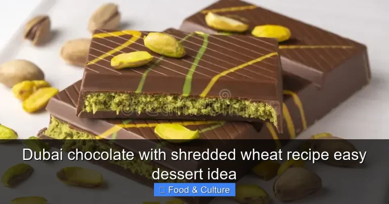 Dubai chocolate with shredded wheat recipe easy dessert idea
