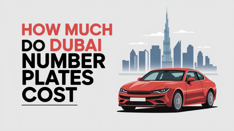 How Much Do Dubai Number Plates Cost