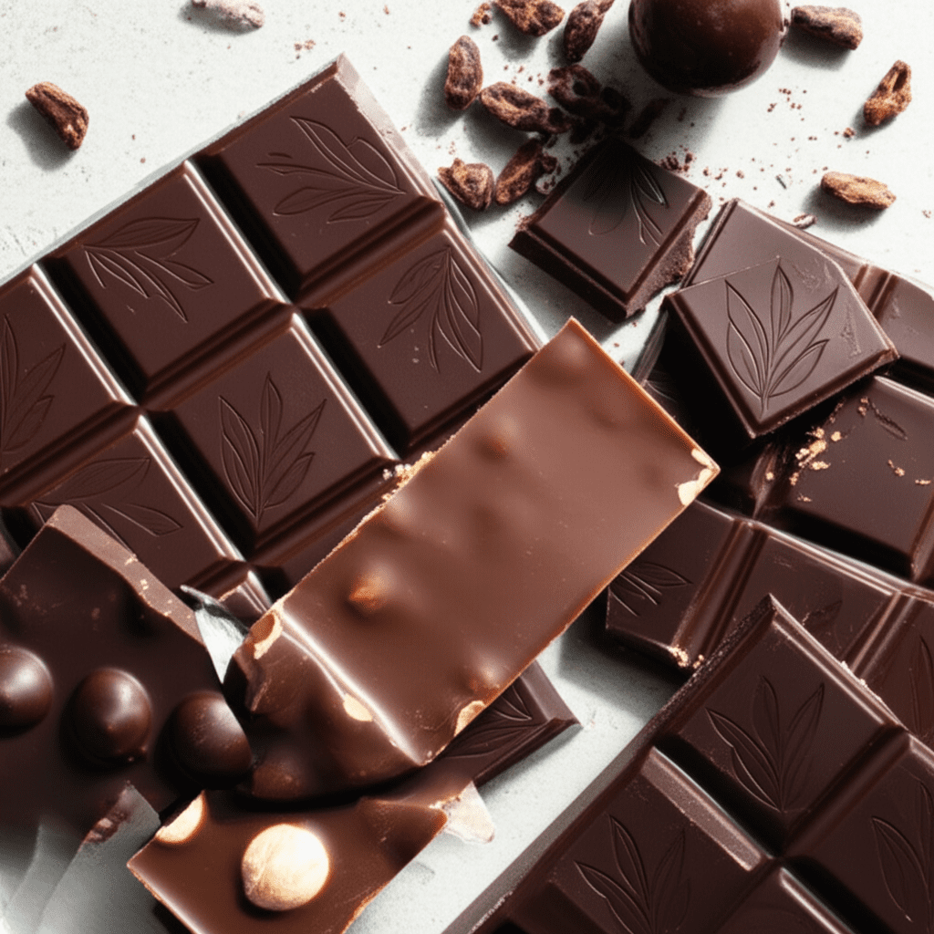 Generate a high-quality, relevant image prompt for an article about: What Chocolate To Use For Dubai