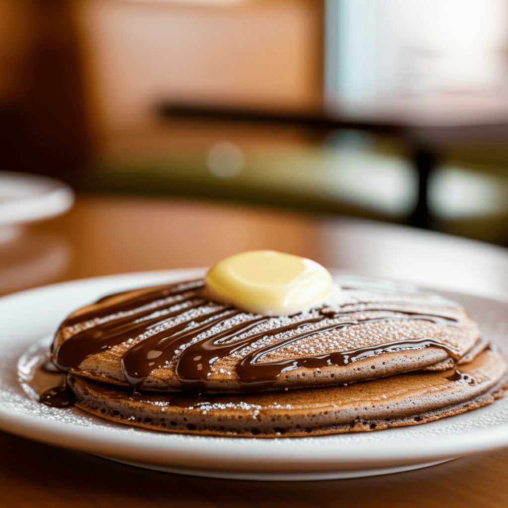 Generate a high-quality, relevant image prompt for an article about: Does ihop Have Dubai Chocolate