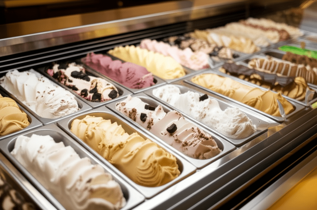 Generate a high-quality, relevant image prompt for an article about: Does Baskin Robbins Have Dubai