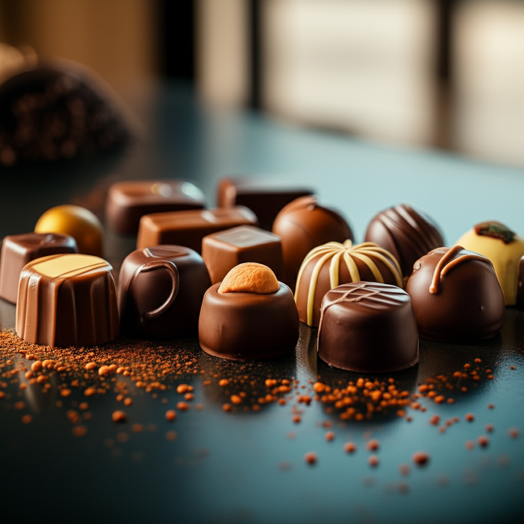 Generate a high-quality, relevant image prompt for an article about: Why Is Dubai Chocolate Expensiv