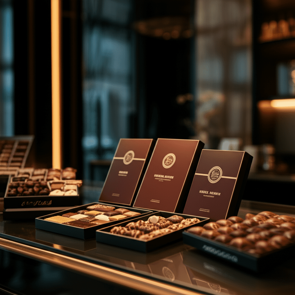 Generate a high-quality, relevant image prompt for an article about: Why Is Dubai Chocolate Expensiv