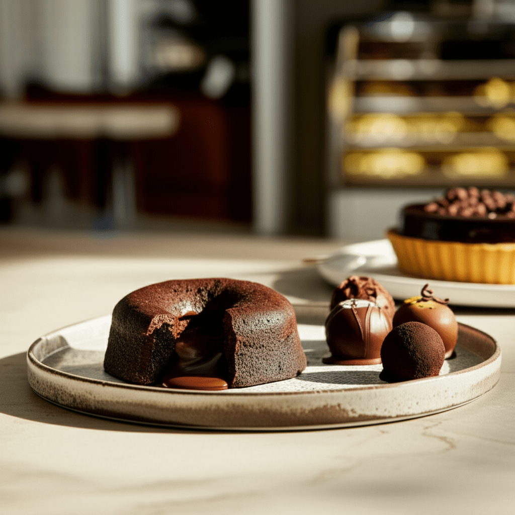 Generate a high-quality, relevant image prompt for an article about: The Ultimate List of Dubai Choc