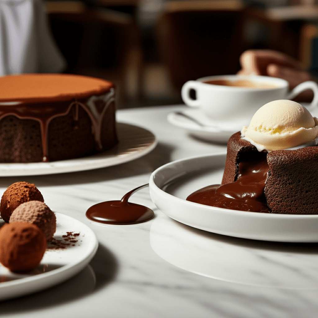 Generate a high-quality, relevant image prompt for an article about: The Ultimate List of Dubai Choc