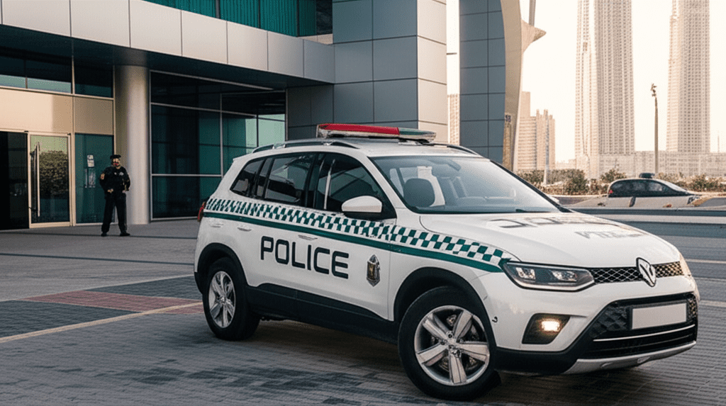 Generate a high-quality, relevant image prompt for an article about: How Much Do Dubai Police Get Pa