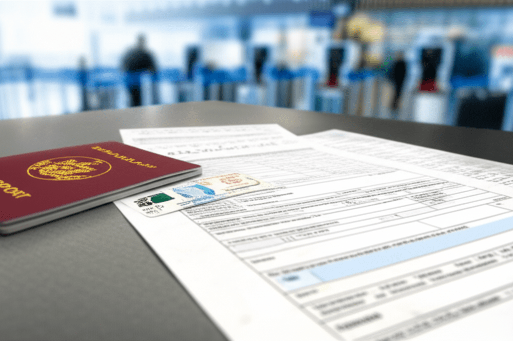 Generate a high-quality, relevant image prompt for an article about: How to Apply for Dubai Work Vis