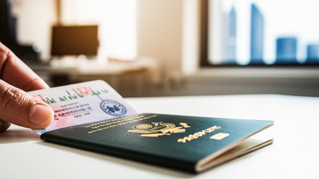 Generate a high-quality, relevant image prompt for an article about: How to Cancel Dubai Visit Visa