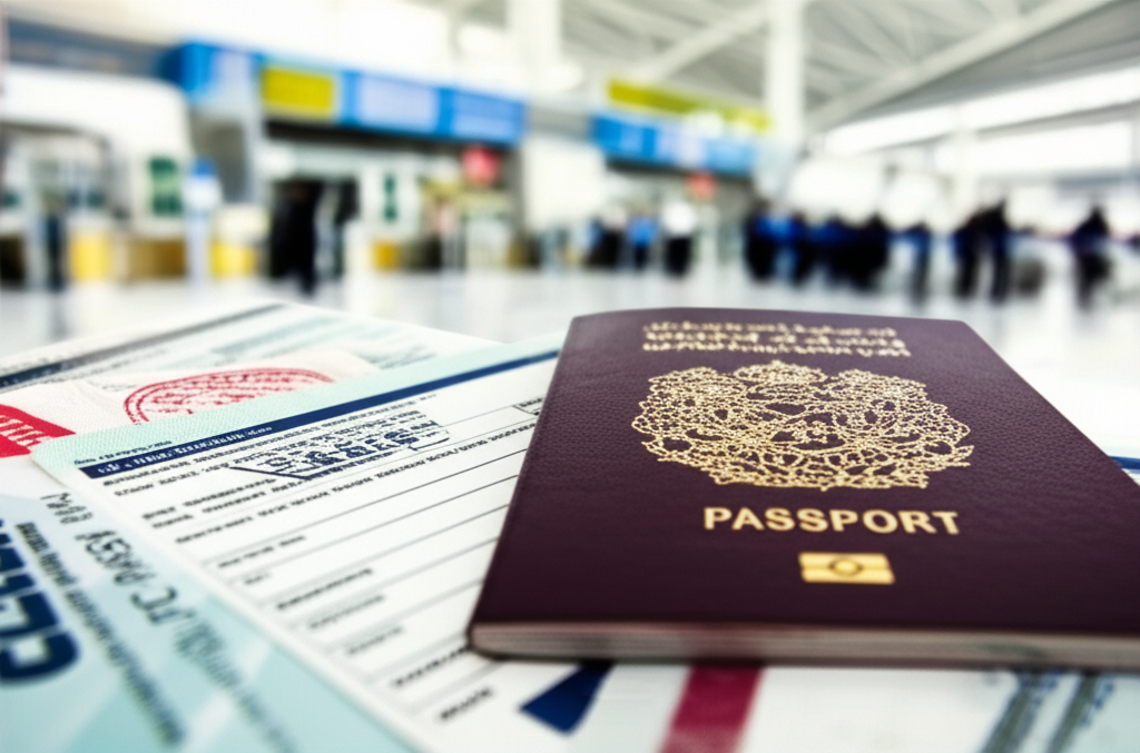 Generate a high-quality, relevant image prompt for an article about: How to Check Ban on Dubai Visa