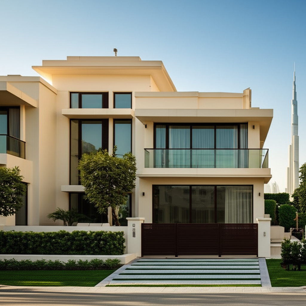 Generate a high-quality, relevant image prompt for an article about: Does Ambani Have Property in Du