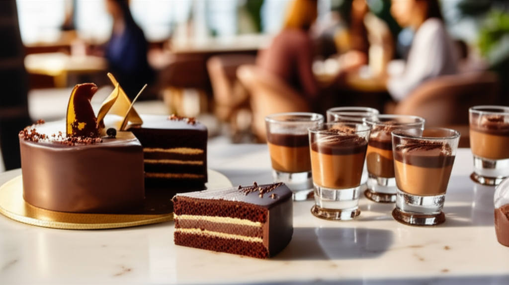 Generate a high-quality, relevant image prompt for an article about: Dubai Chocolate Dessert Ideas: