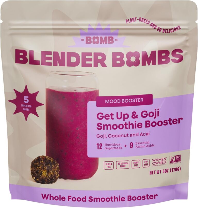 Blender Bombs, Get Up & Goji Smoothie Booster, 5 Ounce