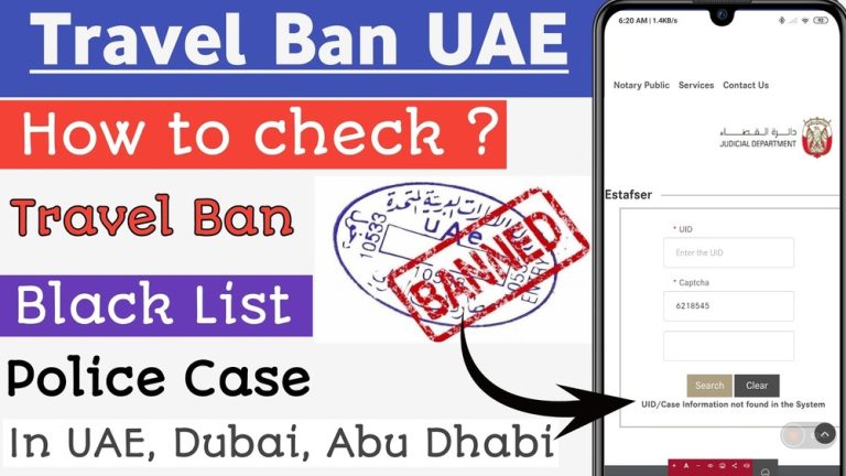 How to Check Uae Travel Ban Status With Passport Number