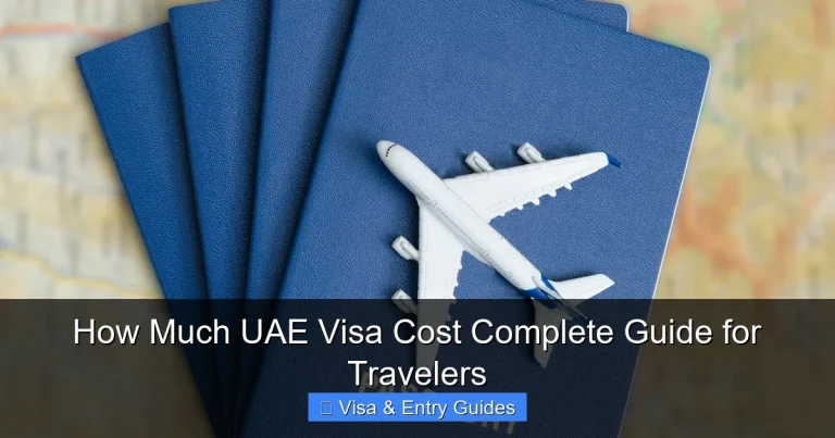 How Much UAE Visa Cost Complete Guide for Travelers