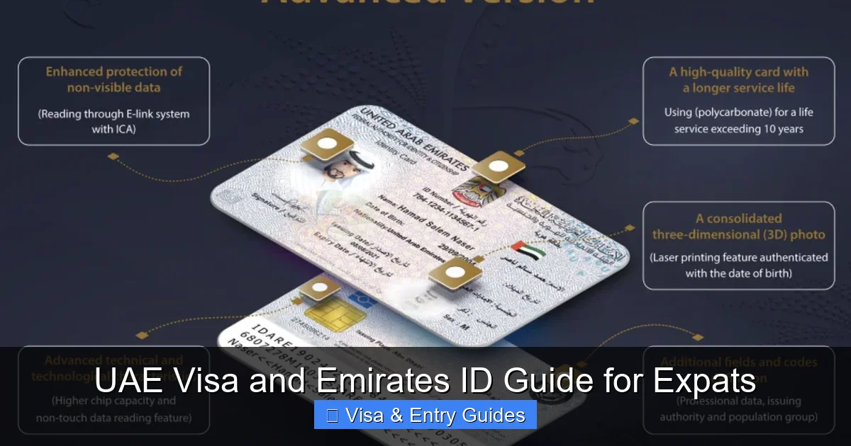 UAE Visa and Emirates ID Guide for Expats