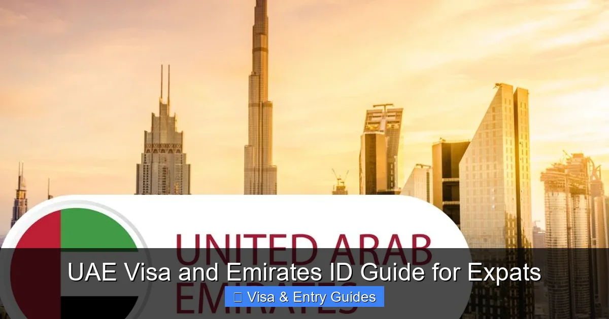 UAE Visa and Emirates ID Guide for Expats