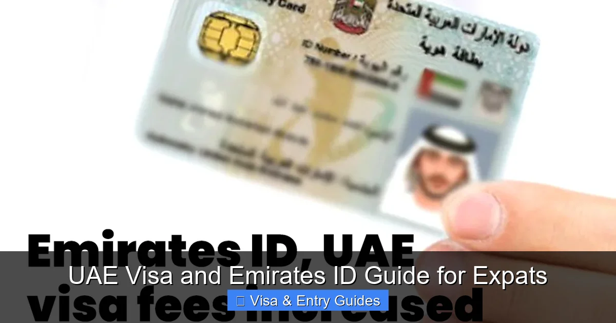 UAE Visa and Emirates ID Guide for Expats