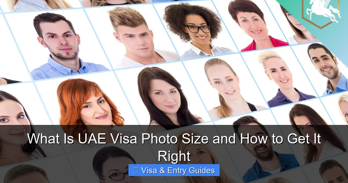 What Is UAE Visa Photo Size and How to Get It Right