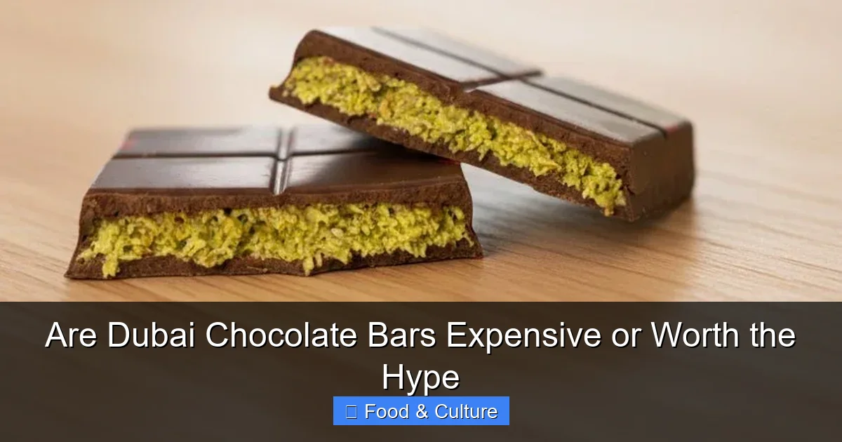 Are Dubai Chocolate Bars Expensive or Worth the Hype
