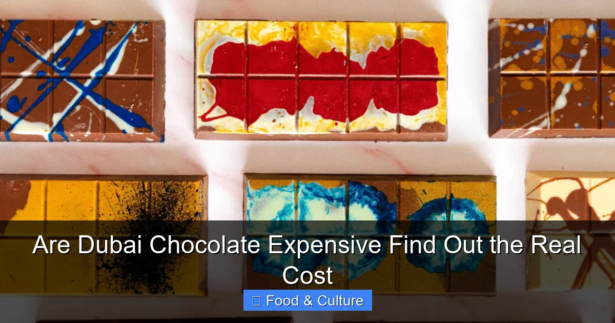 Are Dubai Chocolate Expensive Find Out the Real Cost