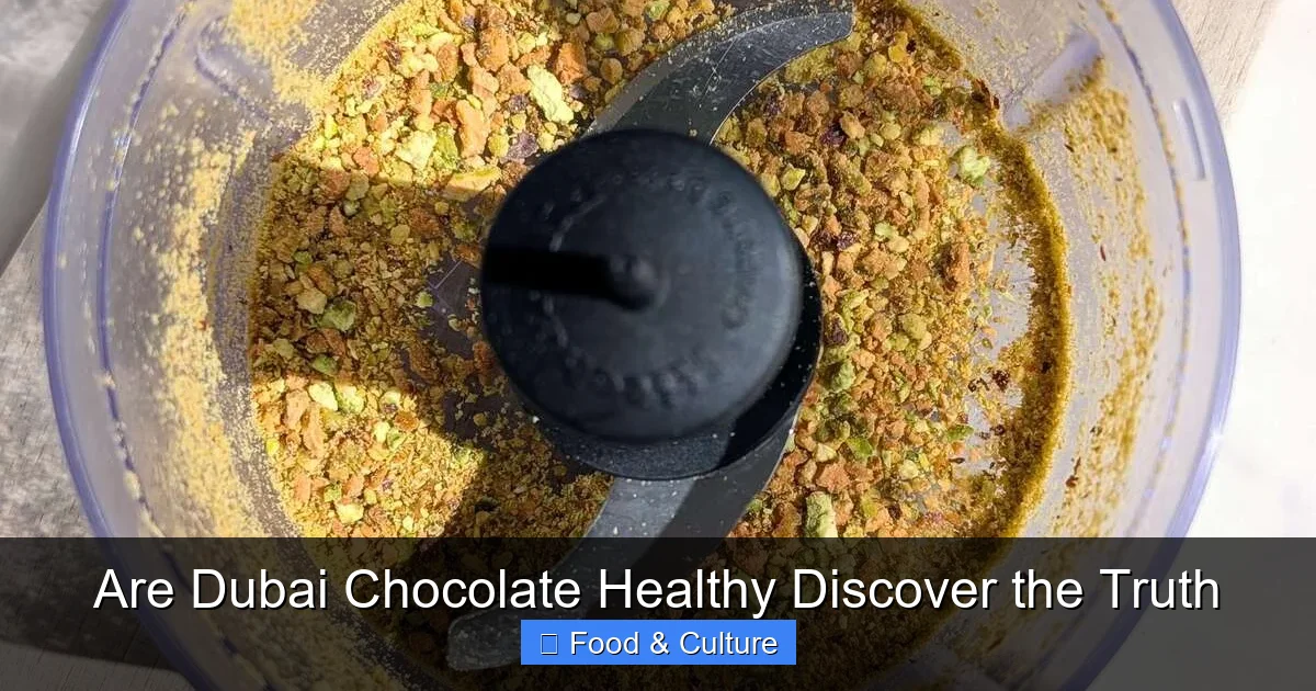 Are Dubai Chocolate Healthy Discover the Truth