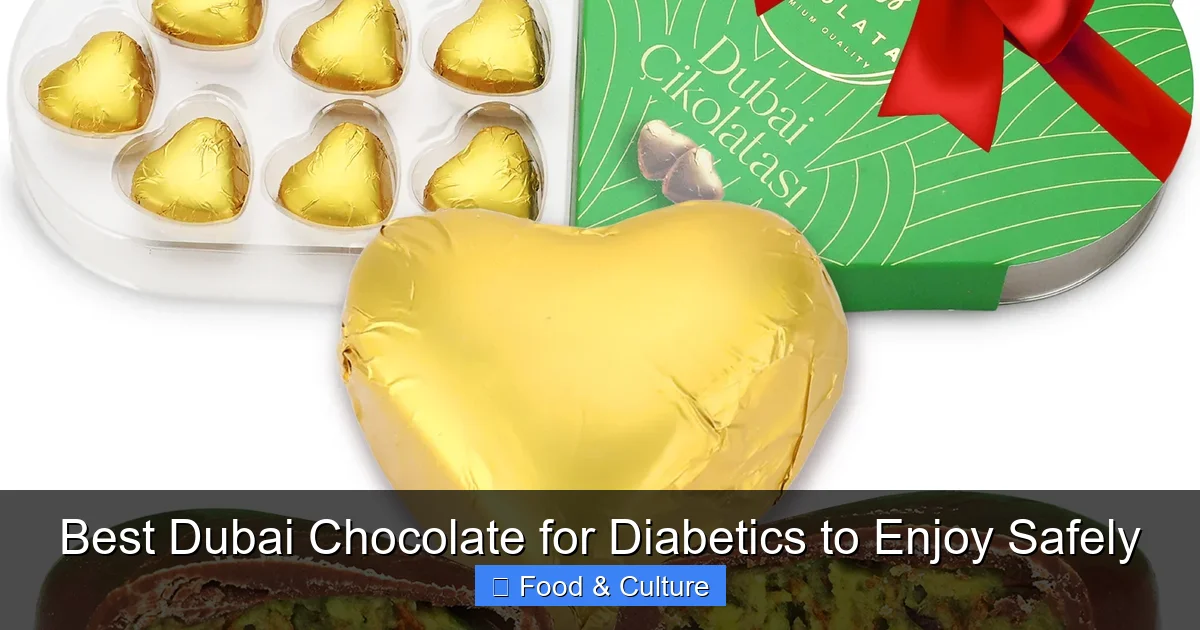 Best Dubai Chocolate for Diabetics to Enjoy Safely