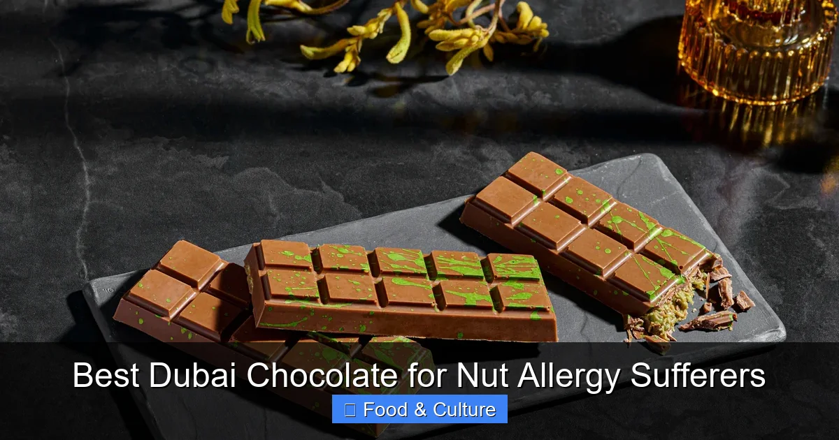 Best Dubai Chocolate for Nut Allergy Sufferers