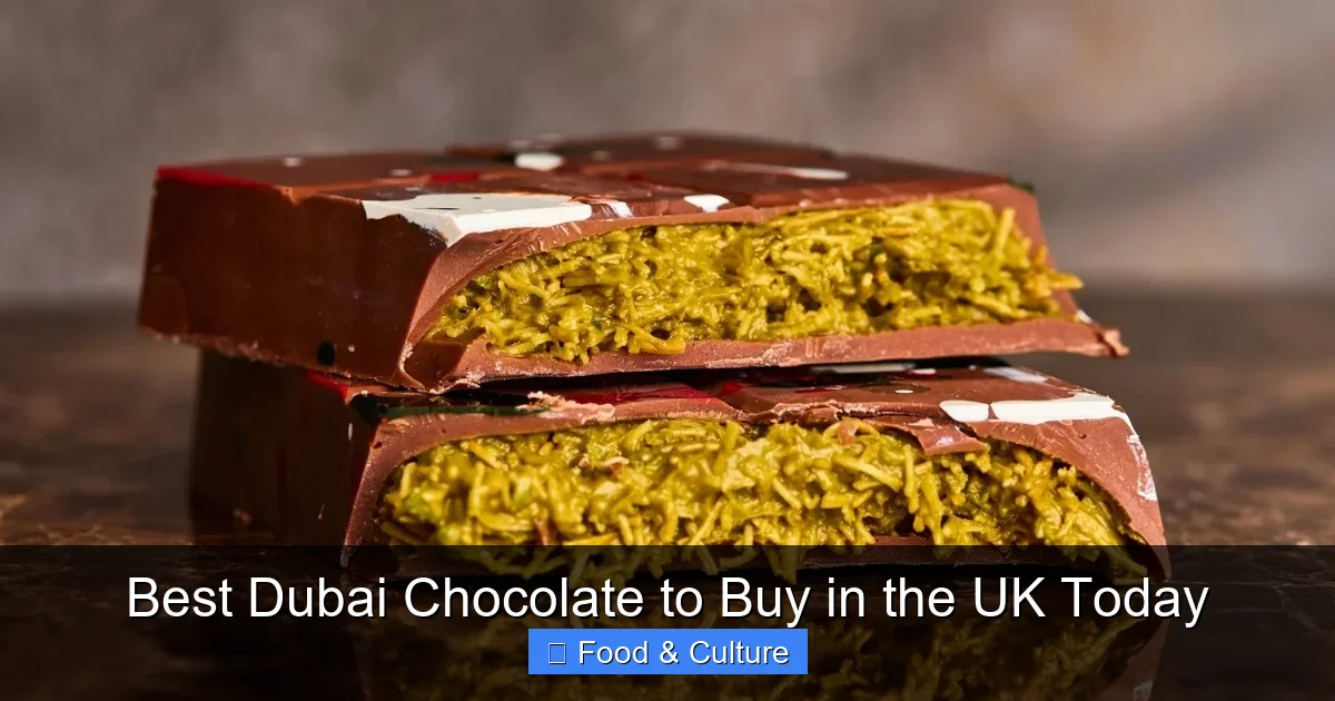 Best Dubai Chocolate to Buy in the UK Today