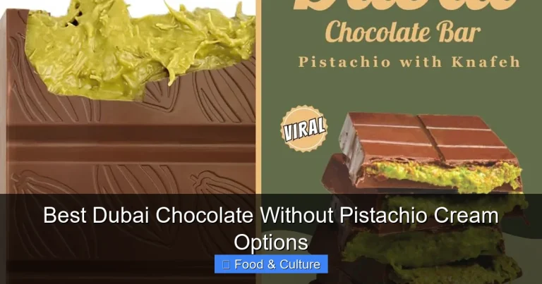 Best Dubai Chocolate Without Pistachio Cream Options