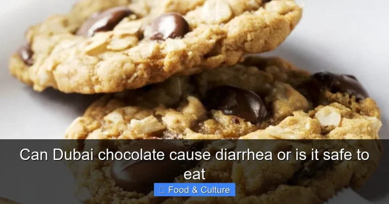 Can Dubai chocolate cause diarrhea or is it safe to eat
