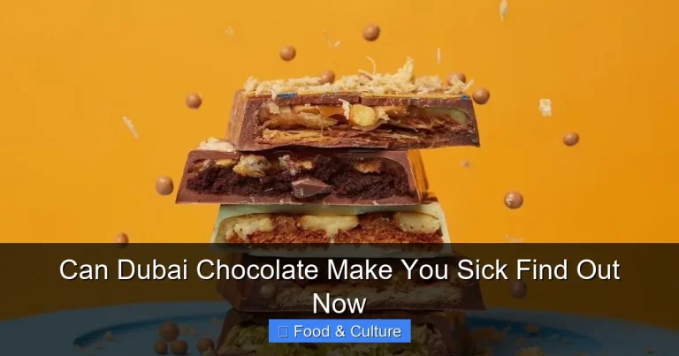 Can Dubai Chocolate Make You Sick Find Out Now