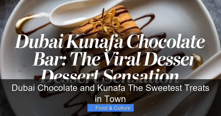 Dubai Chocolate and Kunafa The Sweetest Treats in Town Dubai Chocolate and Kunafa The Sweetest Treats in Town