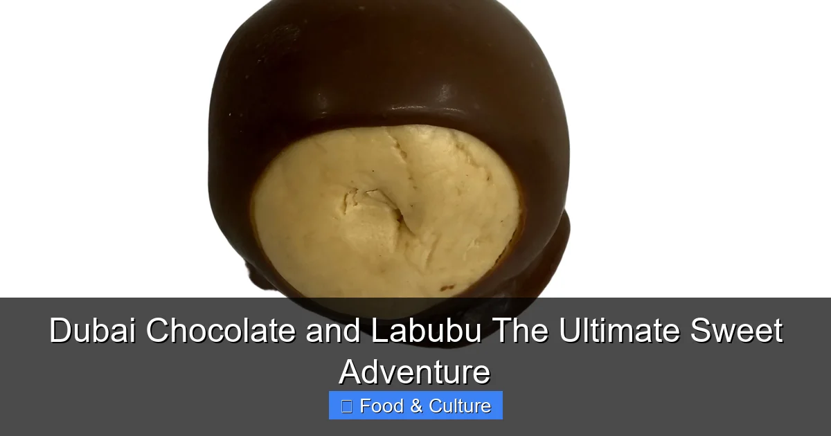 Dubai Chocolate and Labubu The Ultimate Sweet Adventure