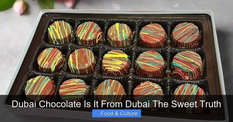 Dubai Chocolate Is It From Dubai The Sweet Truth