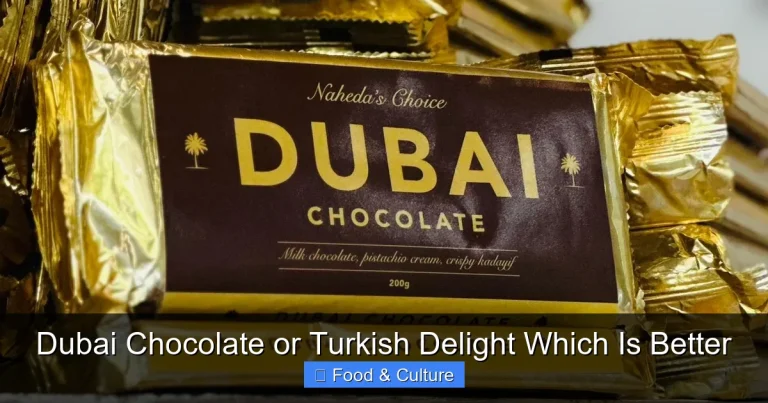 Dubai Chocolate or Turkish Delight Which Is Better