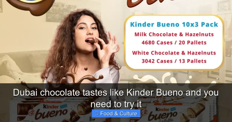 Dubai chocolate tastes like Kinder Bueno and you need to try it