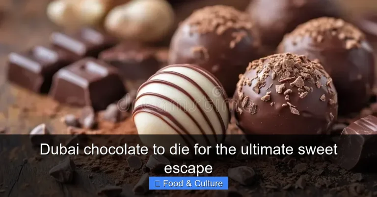 Dubai chocolate to die for the ultimate sweet escape