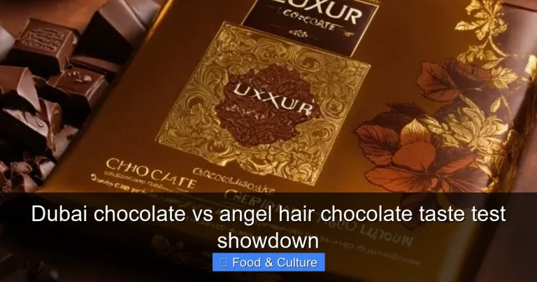 Dubai chocolate vs angel hair chocolate taste test showdown