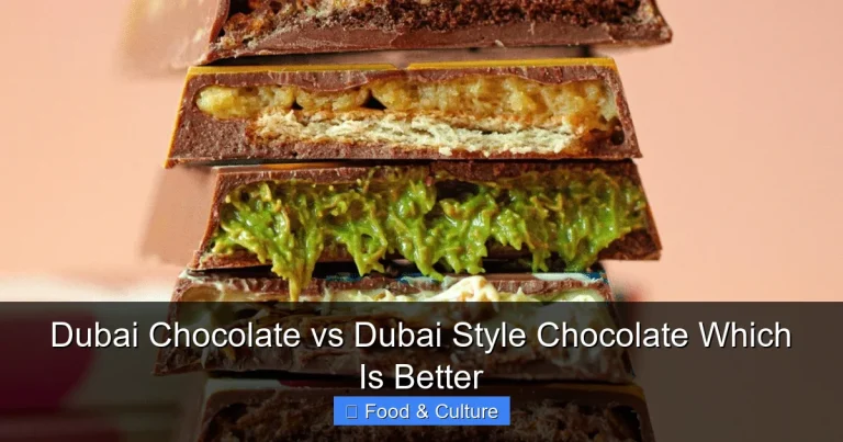Dubai Chocolate vs Dubai Style Chocolate Which Is Better