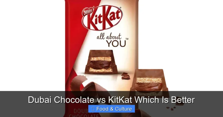 Dubai Chocolate vs KitKat Which Is Better